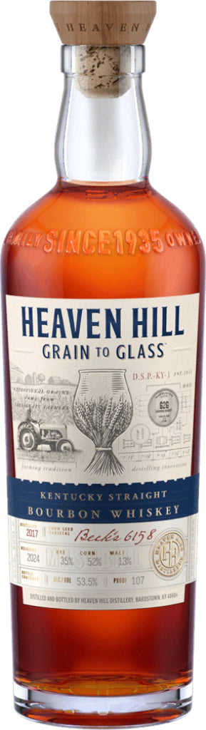 Heaven Hill Grain To Glass Bourbon Whiskey