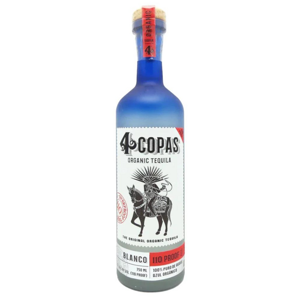 4 Copas Blanco Tequila 110 Proof