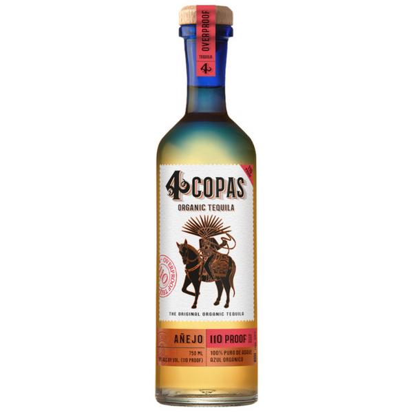 4 Copas Añejo 110 Proof Tequila