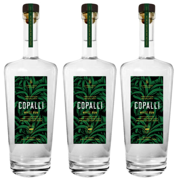 Copalli Organic White Rum 3 Bottle Bundle