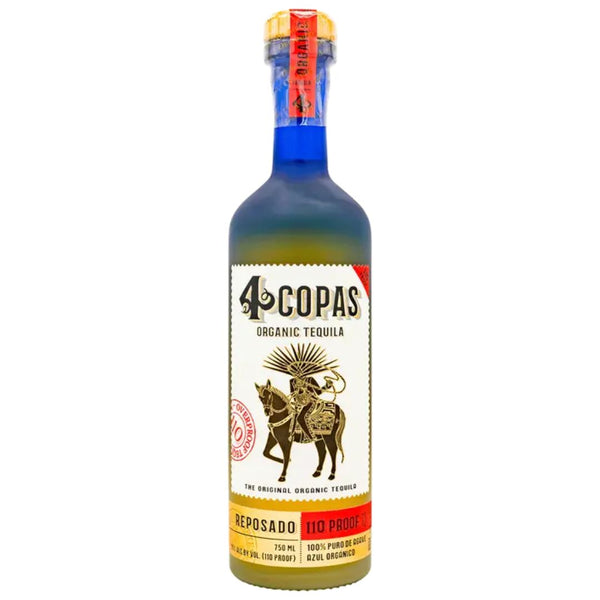 4 Copas Reposado 110 Proof Tequila