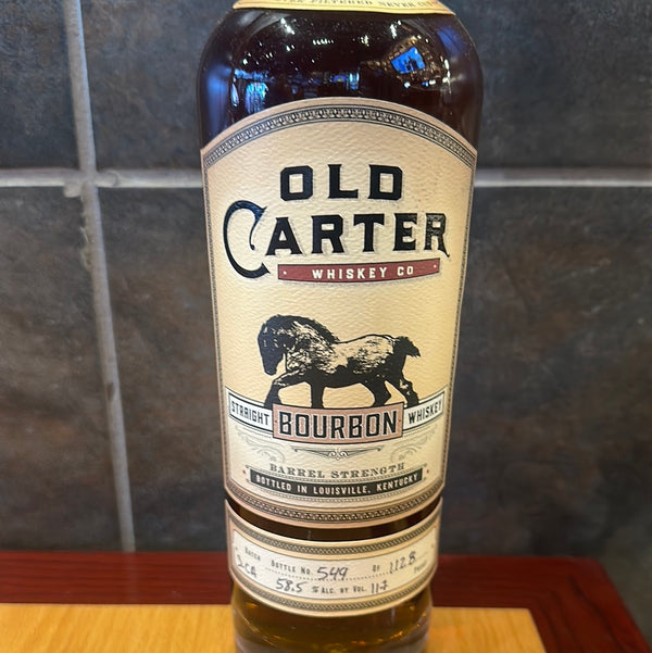 Old Carter Straight Bourbon Whiskey Batch 3-CA