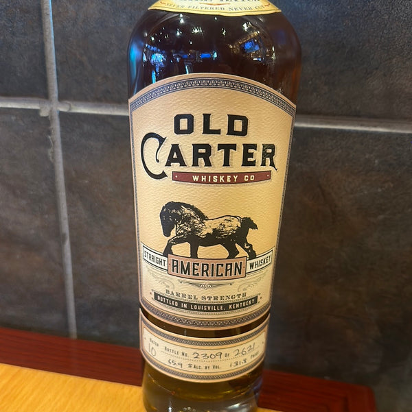 Old Carter Straight American Whiskey Barrel Strength Batch 10