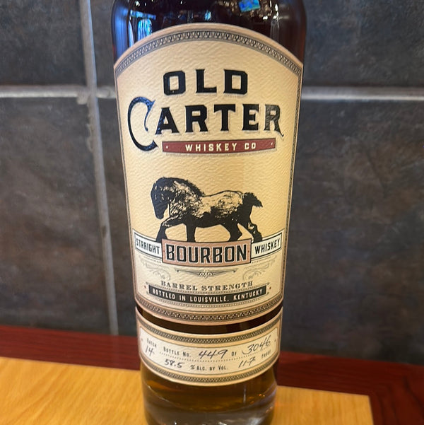 Old Carter Straight Bourbon Barrel Strength Batch 14
