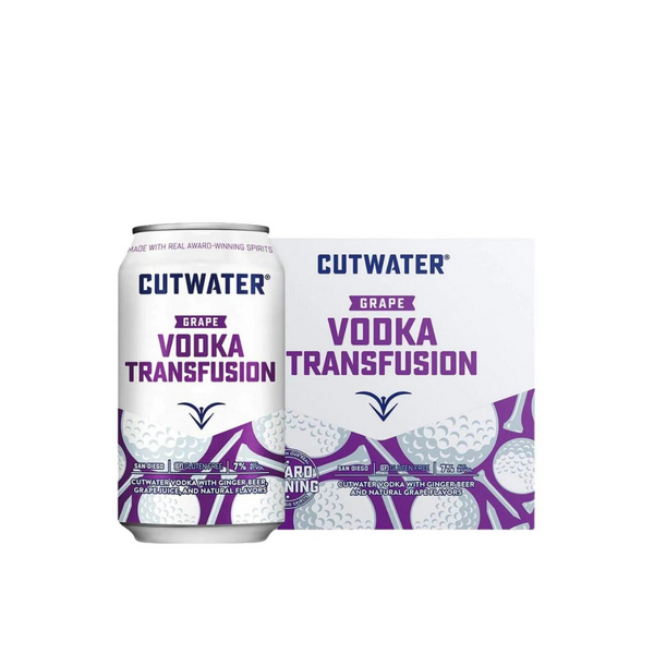 Cutwater Vodka Transfusion Grape 4 Pack