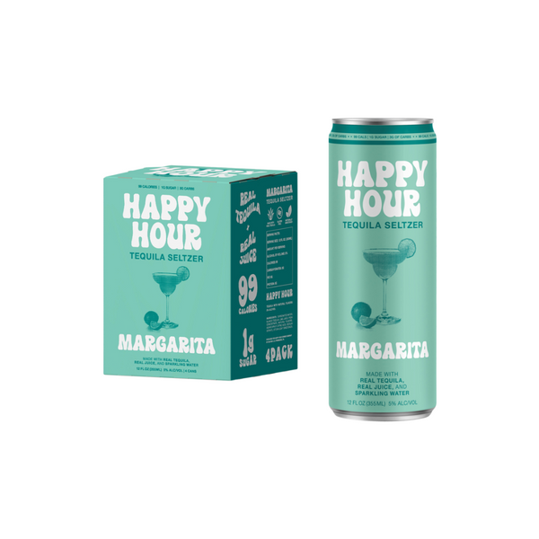 Happy Hour Margarita Tequila Seltzer 4 Pack