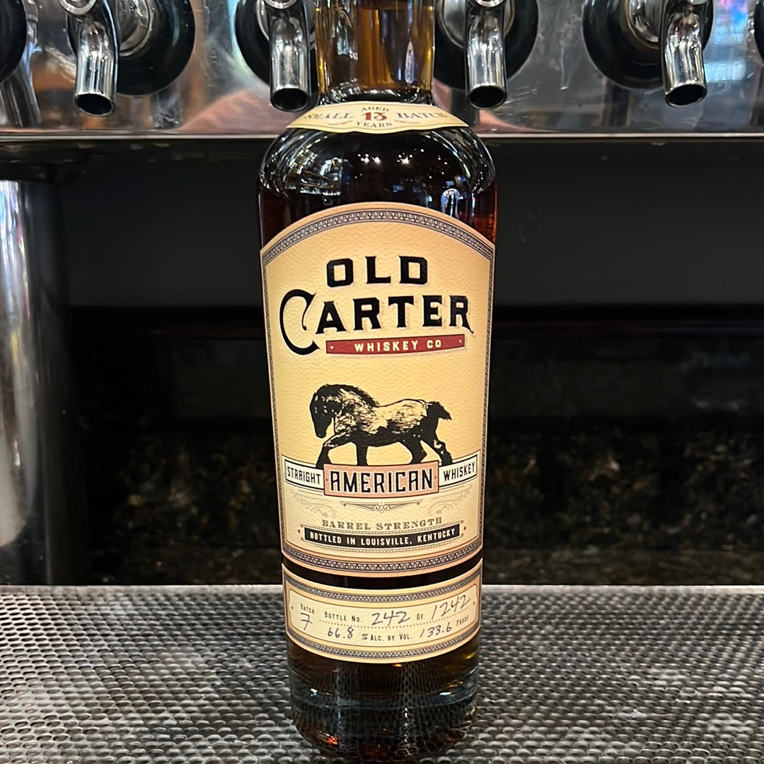 Old Carter Straight American Whiskey Barrel Strength Batch 7 – Balboa's ...