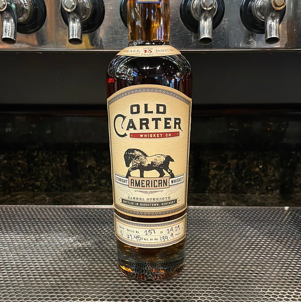 Old Carter Straight American Whiskey Barrel Strength Batch 5