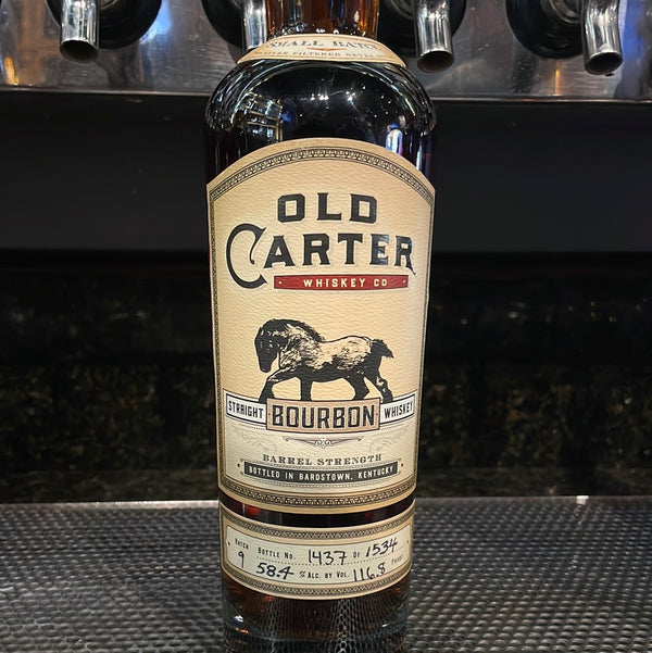 Old Carter Straight Bourbon Barrel Strength Batch 9